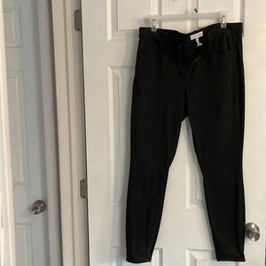 Loft Dark Green Skinny Legging Pants
